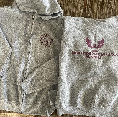 Gray zip-up sweatshirt - Unisex M item