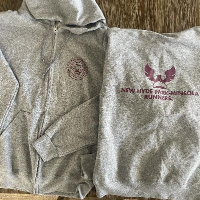 Gray zip-up sweatshirt - Unisex S item