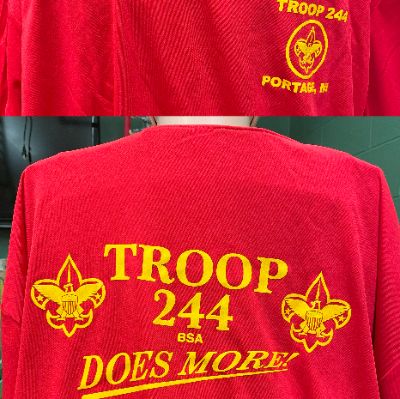 Red Wicking Tech Long sleeve shirt item