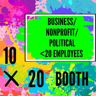 10 by 20 Booth Business/Nonprofit/Political <20 Employees item