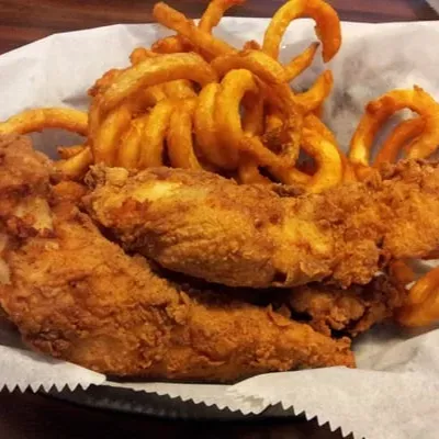 Fish Fry Dinner With Curly Fries item