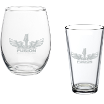 Donate and get Eight (8) FUSION Commemorative Glasses item