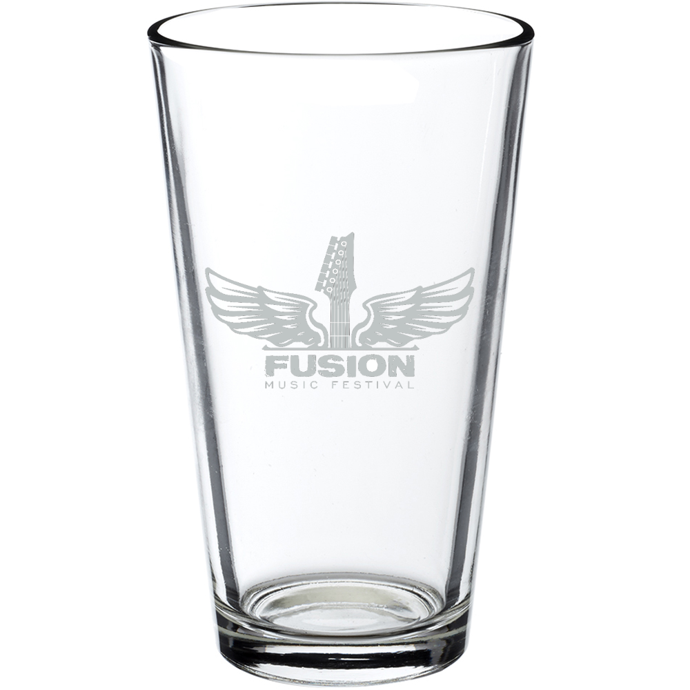 Donate and get one (1) FUSION Commemorative Mixer Glass item