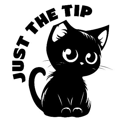 2in "Just the Tip" Vinyl Sticker item