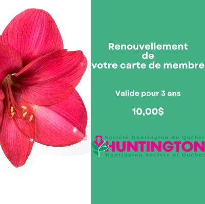 Renouvellement de la carte de membre item