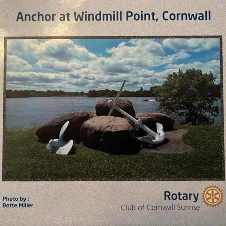 Anchor at Windmill Point, Cornwall item