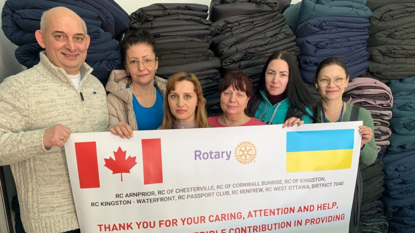 Rotary Warms Up Ukraine