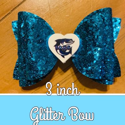 Glitter Bow - 3 Inches item