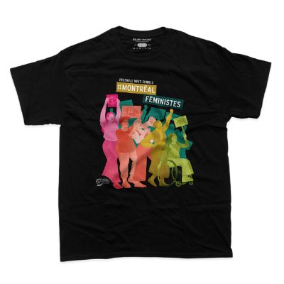 T-shirt noir #MontréalFéministes item