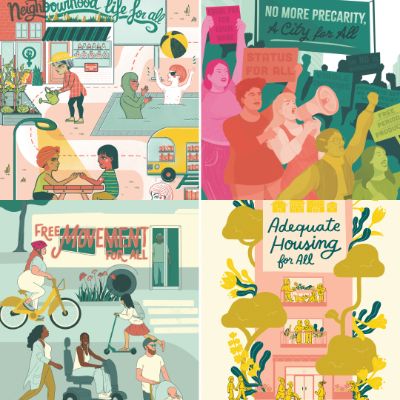 Affiches de la campagne (lot de 4) ENGLISH item