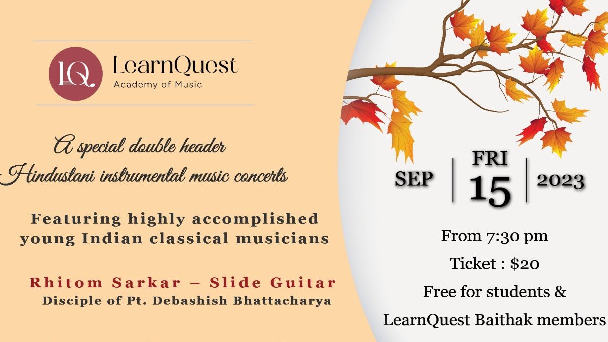 Hindustani Instrumental Music Concert