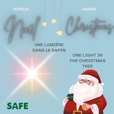 1 lumière dans le sapin item