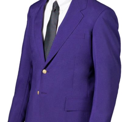 Purple Blazer - Sizes 34 - 48R W/ Embroidery item