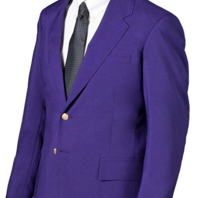 Purple Blazer - Sizes 48L - 58L  W/ Embroidery item