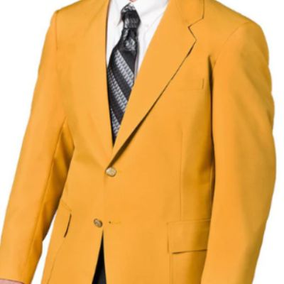 Gold Blazer - Sizes 48L - 58L W/ Embroidery item