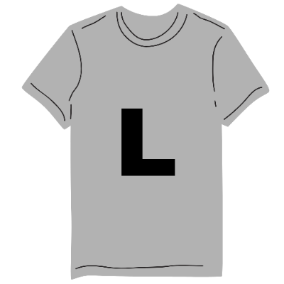 Large tshirt item