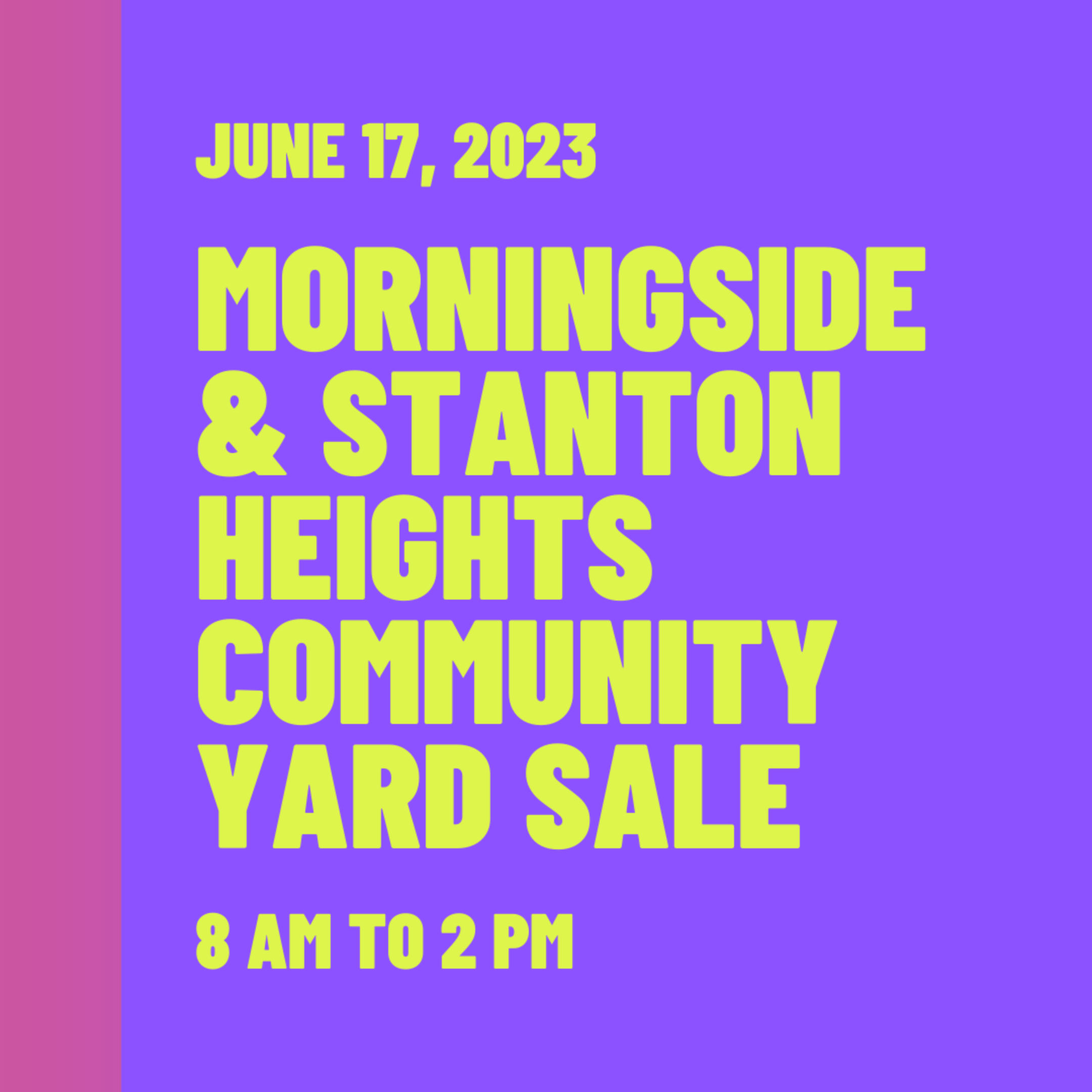 Morningside Area Community Council