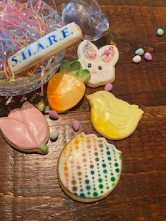 6 Pack Assorted Easter Cookies item