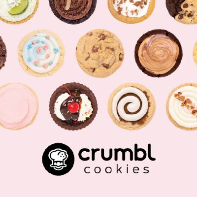 four (4) pack of crumbl cookies item