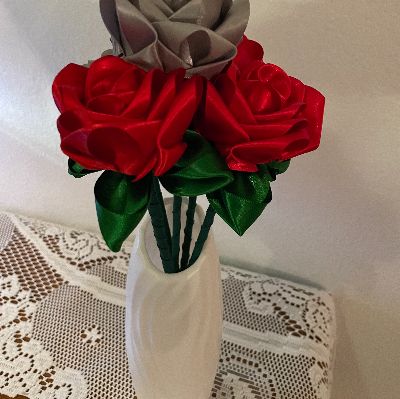 Single Rose in a Vase item
