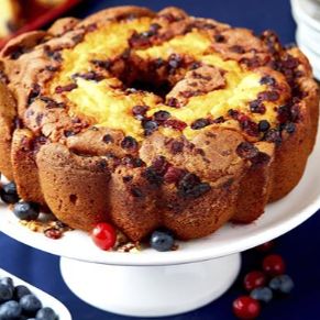 Red, White and Blue Patriot Coffee Cake item