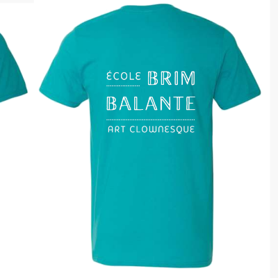 T-shirt turquoise - LOGO arrière item