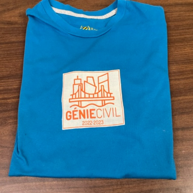 Chandail à manches courtes bleu clair (S-M) item