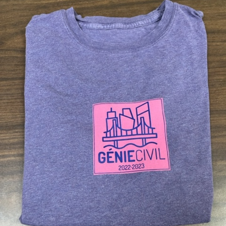 Chandail à manches courtes violet (S-M) item