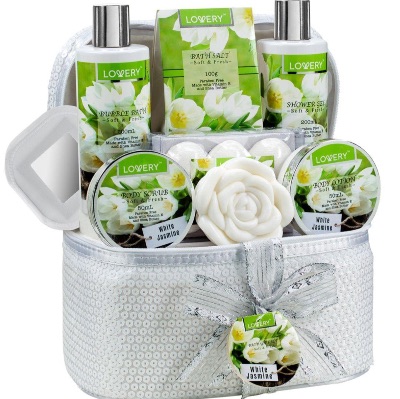 #6 Deluxe 13 piece - White Jasmine Bath Set item
