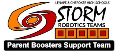 Storm Robotics Booster Parent Support Team