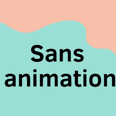 Sans animation (AM) item