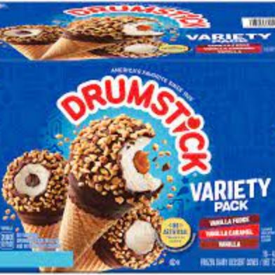 Drumstick ice cream item