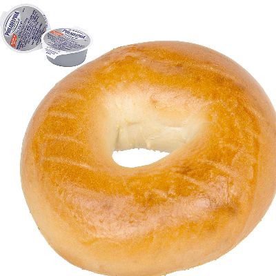 Plain Bagel with Cream Cheese item