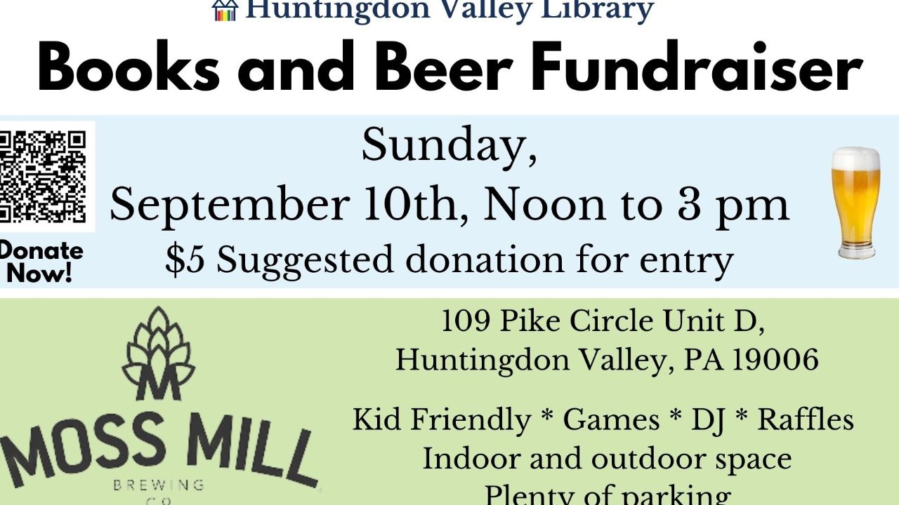 Books and Beer Fundraiser
