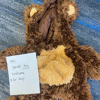 Bear Dog costume small #140 item