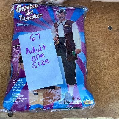 Adult one size #67 item