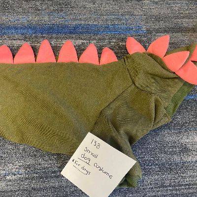 Dino Dog costume small #138 item