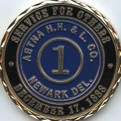 Set of 6 Ætna Challenge Coins item