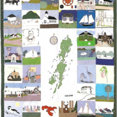 Notecards: The Islesboro Bicentennial Quilt 1789 - 1989 item