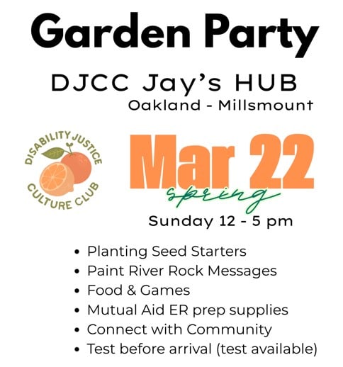 Zoom Training flyer with image of 4 logos, Calling Up Justice, One free Community, Disability Justice Culture Club, and FacilitatingCommunity.Care