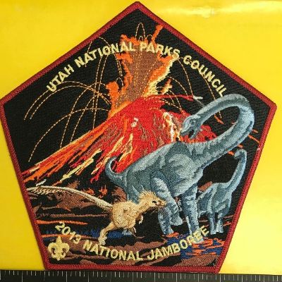 UNPC 2013 National Jamboree Center Patch (RED) item