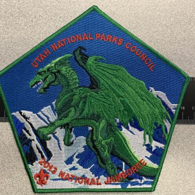 UNPC 2013 National Jamboree Center Patch (Green) item