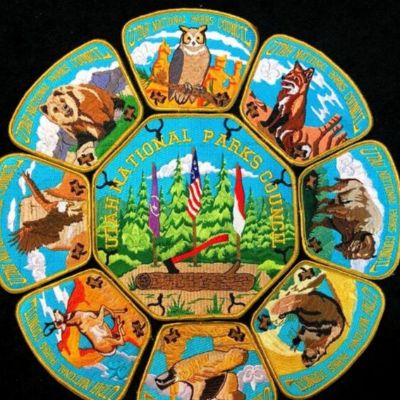 UNPC Wood Badge Patch Set item