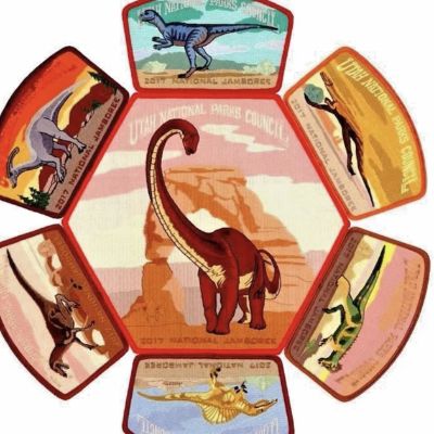 UNPC 2017 National Jamboree Patch Set - Brontosaurus item