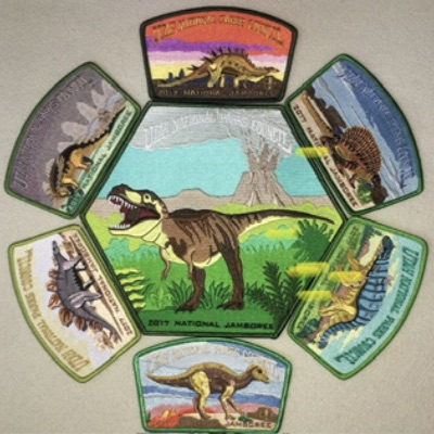 UNPC 2017 National Jamboree Patch Set - T-Rex item