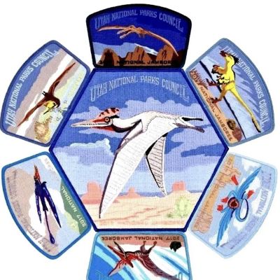 UNPC 2017 National Jamboree Patch Set - Pterodactyl item