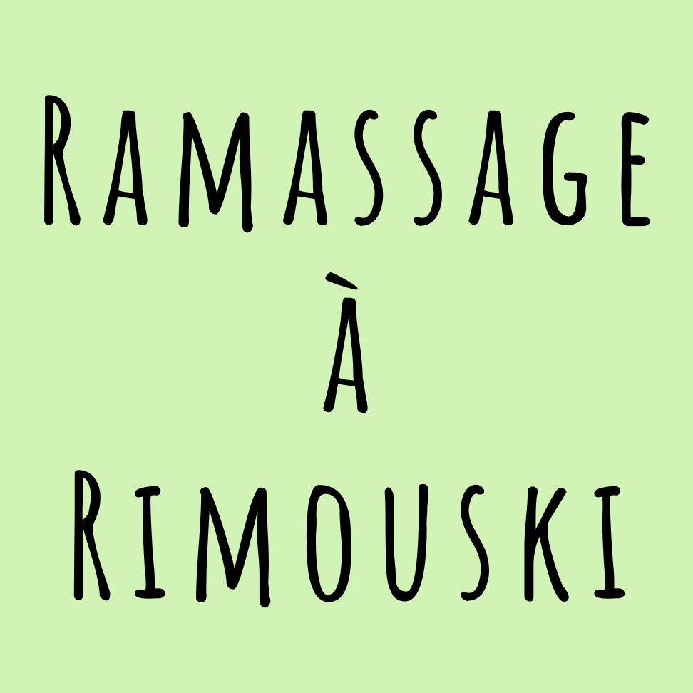 Ramassage à Rimouski GRATUIT item