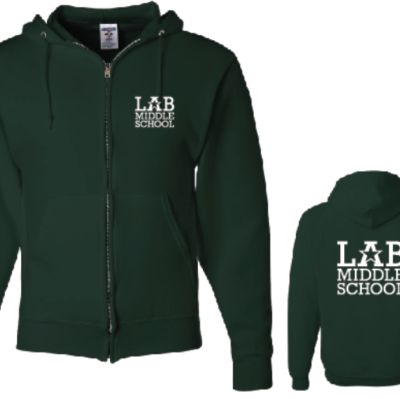 Green Zip Hoodie item