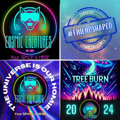 Cosmic Creature Sticker Pack of 4 (PRE-ORDER) item