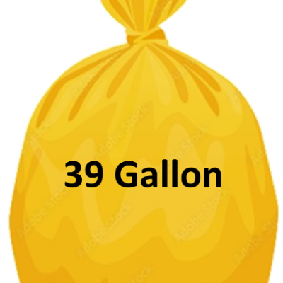 39 Gallon Yellow Trash Bags item